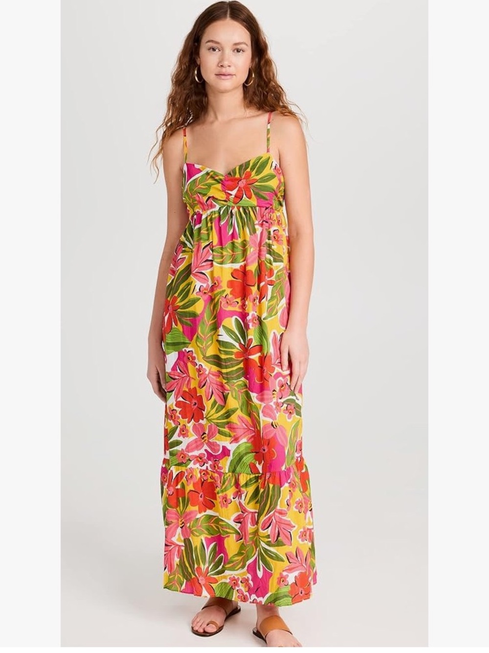 Velvet by Graham & Spencer Multicolor Tropical Print Dress